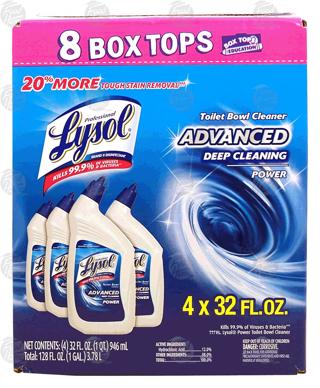 Lysol Advanced toilet bowl cleaner, 32-fl. oz. plastic squeeze bottles Full-Size Picture